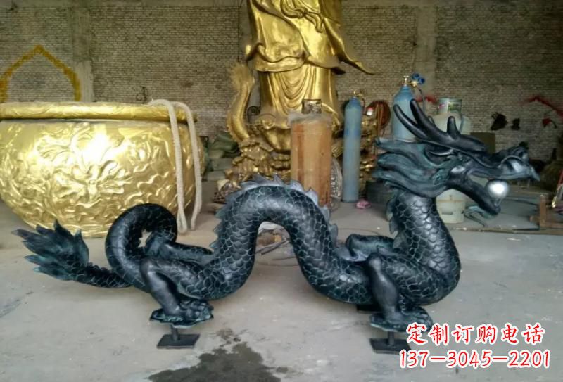 泰州铜雕双龙戏珠222