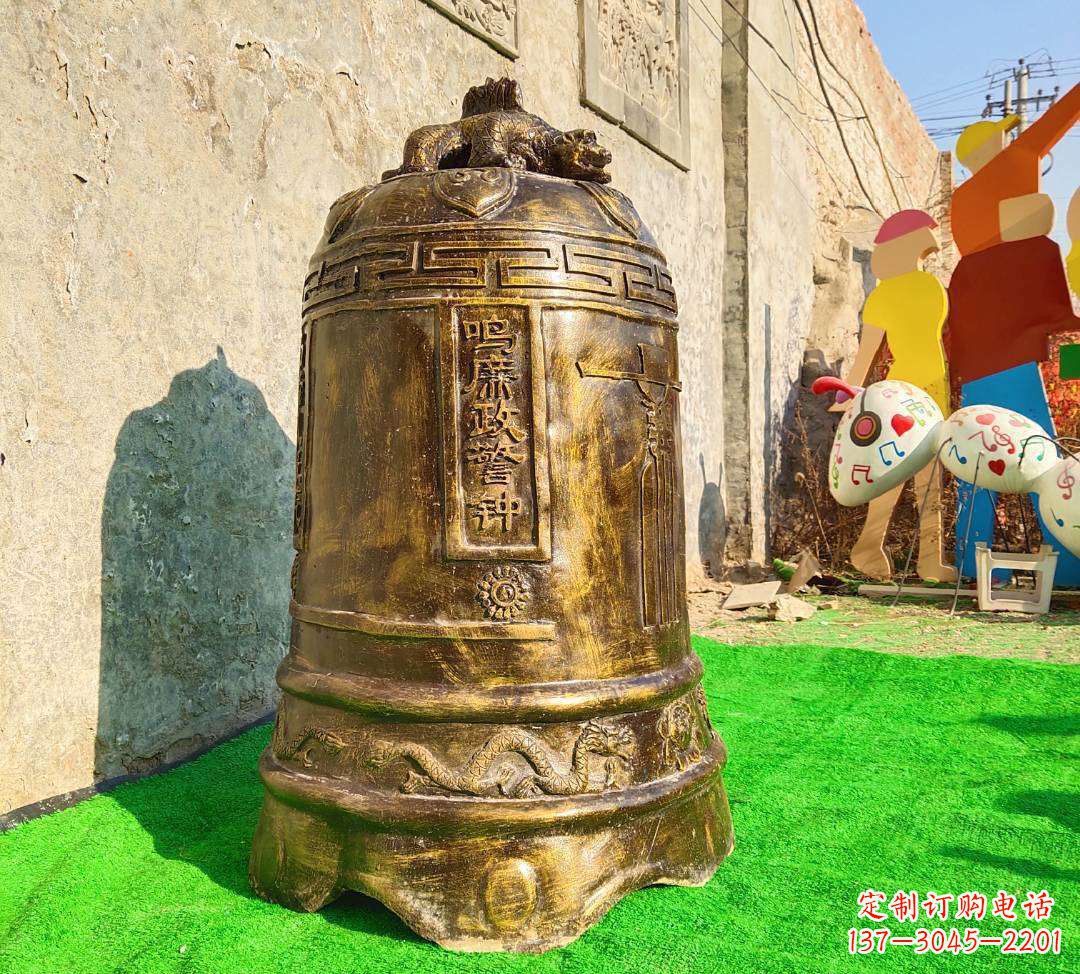 泰州铜雕寺庙警钟雕塑摆件