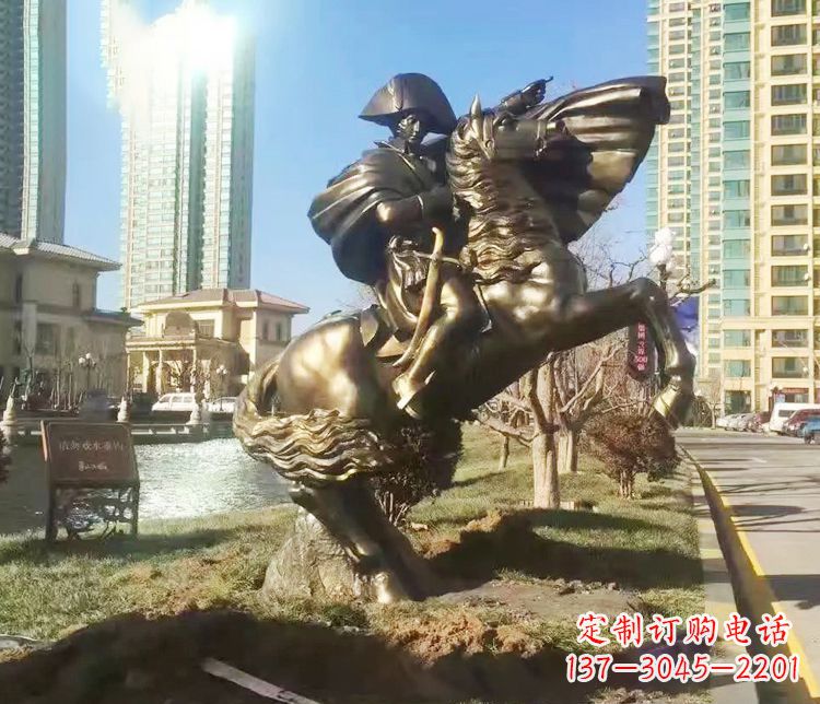 泰州铜雕西方骑马雕塑人物