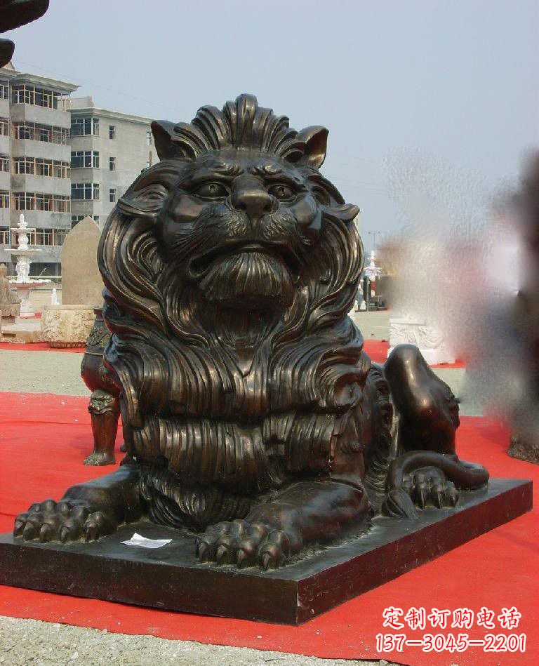 泰州铜雕西洋狮子222
