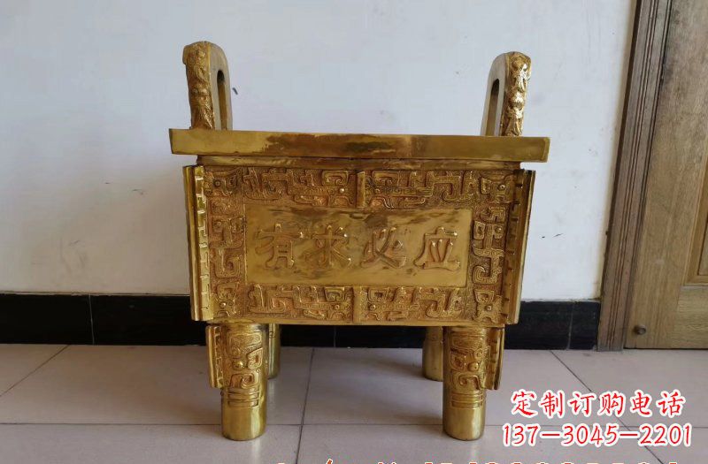 泰州铜雕香炉雕塑