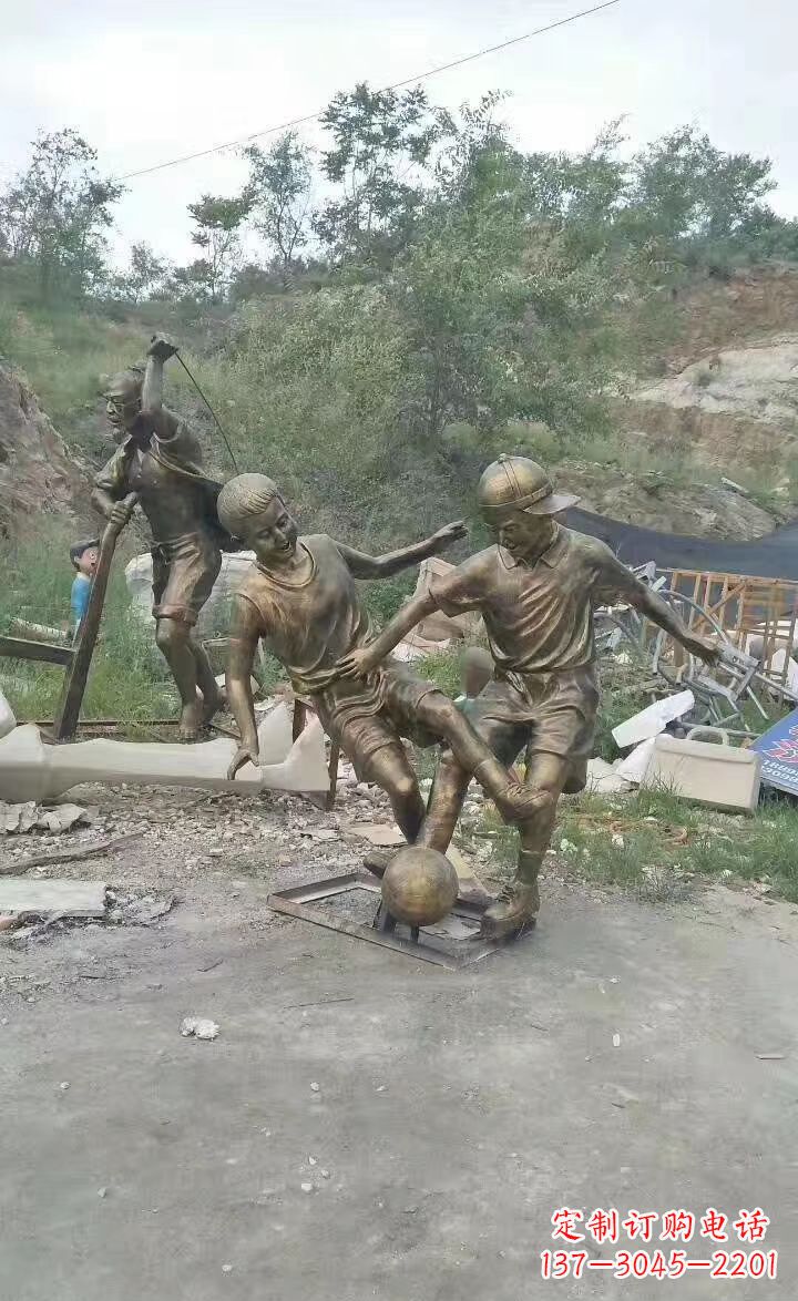 泰州铜雕小孩童趣人物雕塑