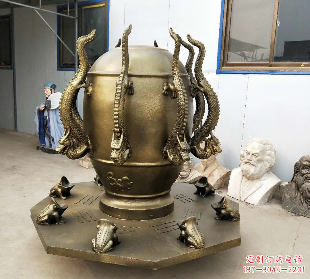 泰州铜雕校园景观地动仪