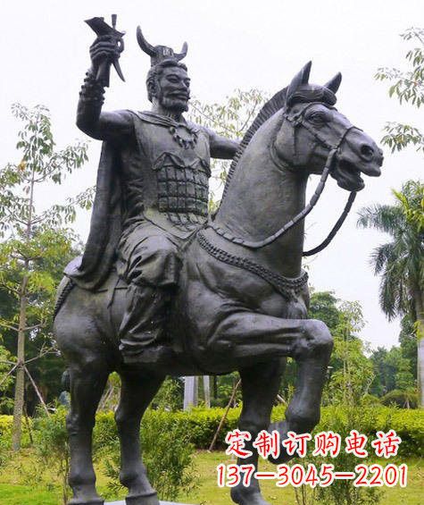 泰州铜雕炎帝骑马