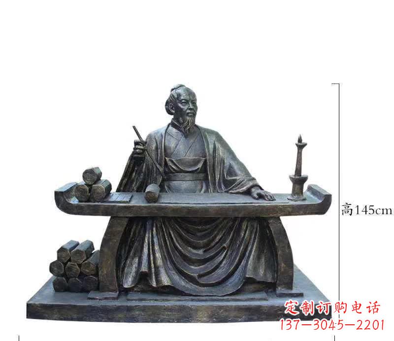 泰州铜雕张仲景人物