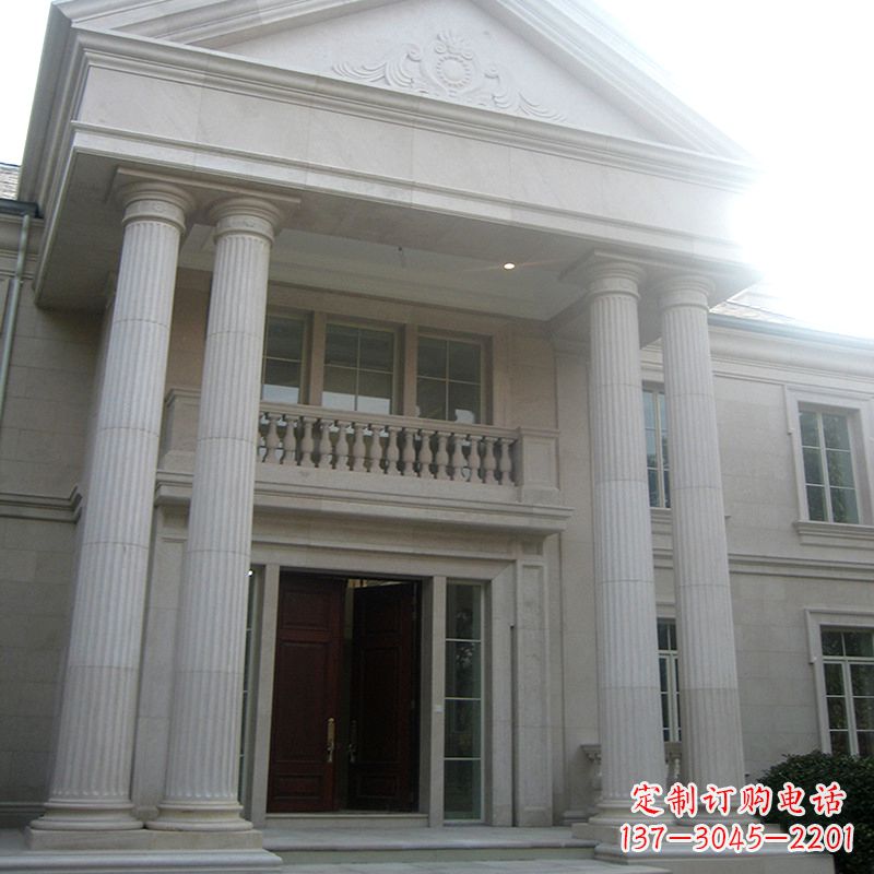 泰州外墙罗马柱石雕