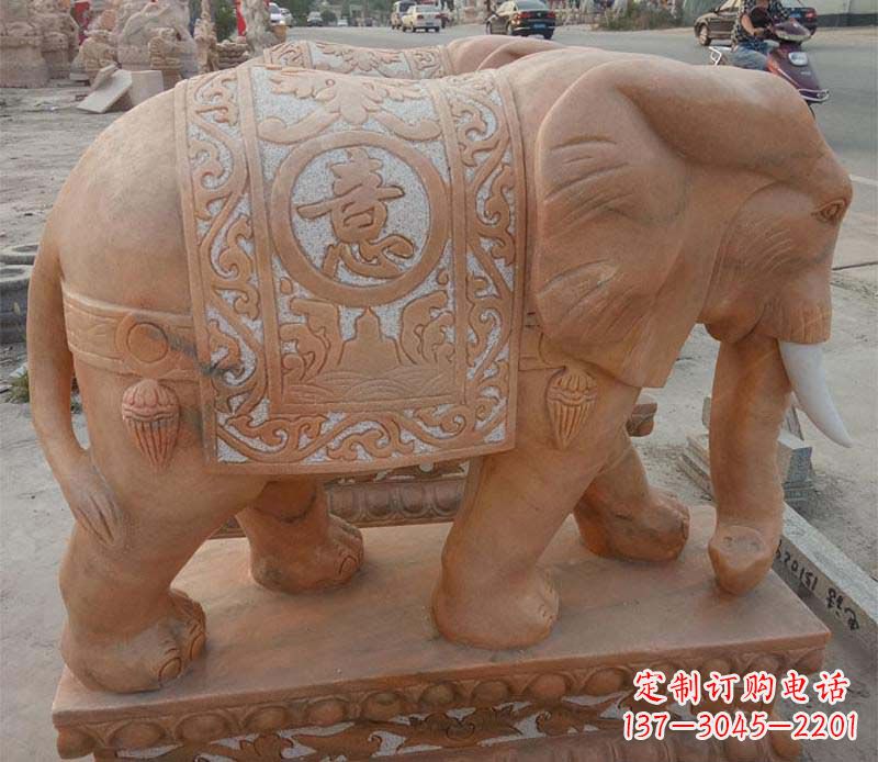泰州晚霞红如意动物大象