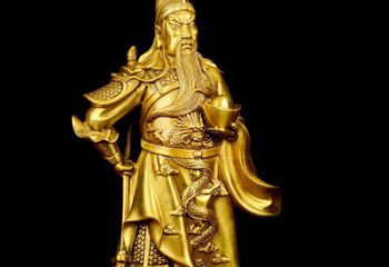 泰州关公铜雕，传承古典传统