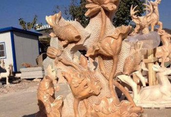 泰州精美而独特的莲花石雕展现家居美学