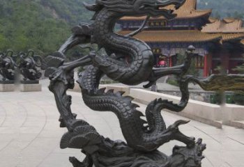 泰州超群绝伦的盘龙铜雕