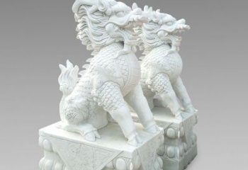 泰州释迦牟尼麒麟石雕，吸煞驱邪
