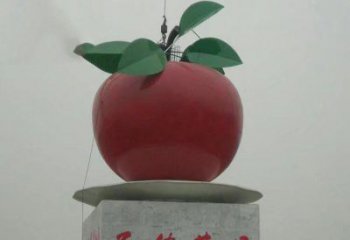 泰州精美苹果雕塑，给空间增添独特风格