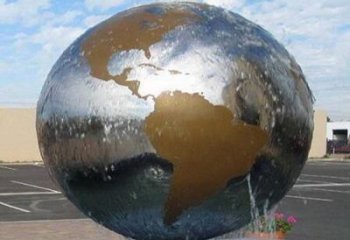 泰州国际化地球喷泉雕塑