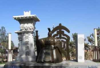 泰州秦始皇雕塑，精致细腻，传承历史之美
