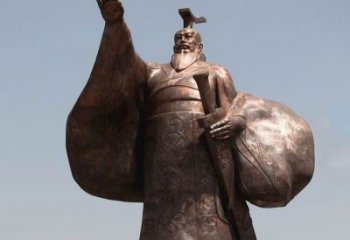 泰州秦始皇铜雕精美塑像，让历史回溯至您身边