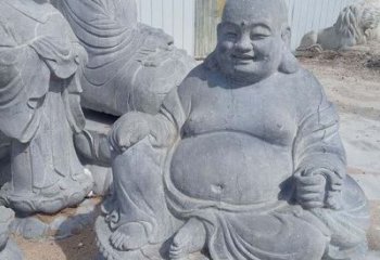 泰州青石仿古弥勒佛雕塑