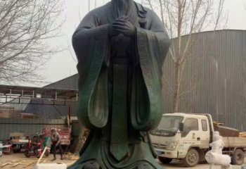 泰州青铜孔子雕塑，传承中华优秀文化