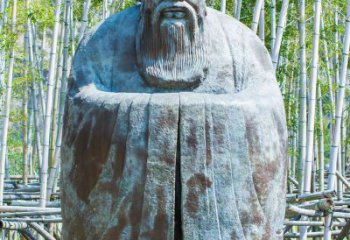 泰州青铜孔子人像雕塑，真实还原历史智慧精神