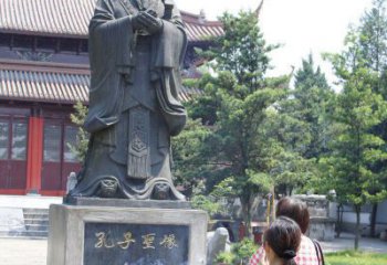 泰州中领雕塑推出精致青铜孔子雕塑，考究工艺，…