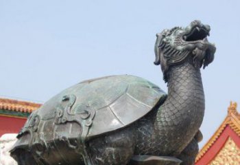 泰州青铜龙雕塑，象征传统文化之美