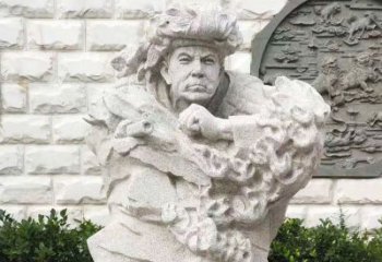 泰州纪念邱少云烈士的石雕艺术品