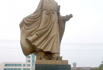 泰州屈原雕塑，华夏悠久文化之精粹