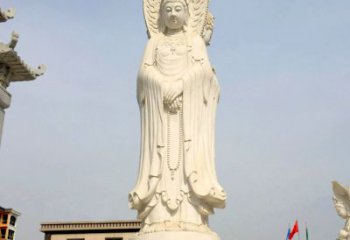 泰州中领雕塑：观音三面佛像雕塑