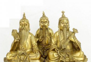 泰州三清祖师神像铜雕，古典经典展现