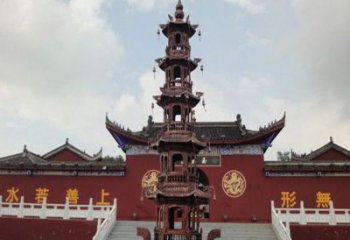 泰州三足铜香炉雕塑，精美绝伦