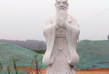 泰州中领雕塑：精致雕刻的少海公园孔子雕像