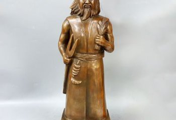 泰州尊贵的神农大帝铜雕塑