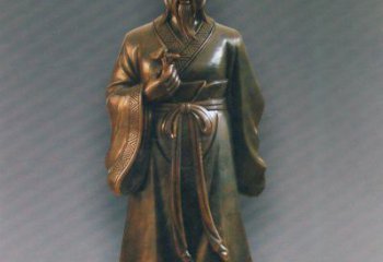 泰州扁鹊仿铜人物雕塑-独特的玻璃钢雕刻
