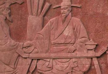 泰州沈括砂岩浮雕，重现学校历史名人壁画