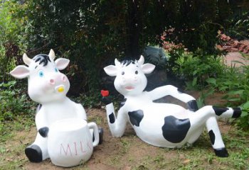 泰州中领雕塑出品：生肖牛卡通雕塑