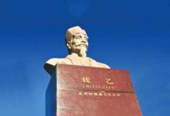 泰州中领雕塑荣耀出品：十大名医之儿科之圣头像雕塑