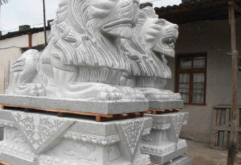 泰州港币狮子雕塑，华丽展现华夏气势