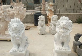 泰州传承欧式历史的狮子雕塑