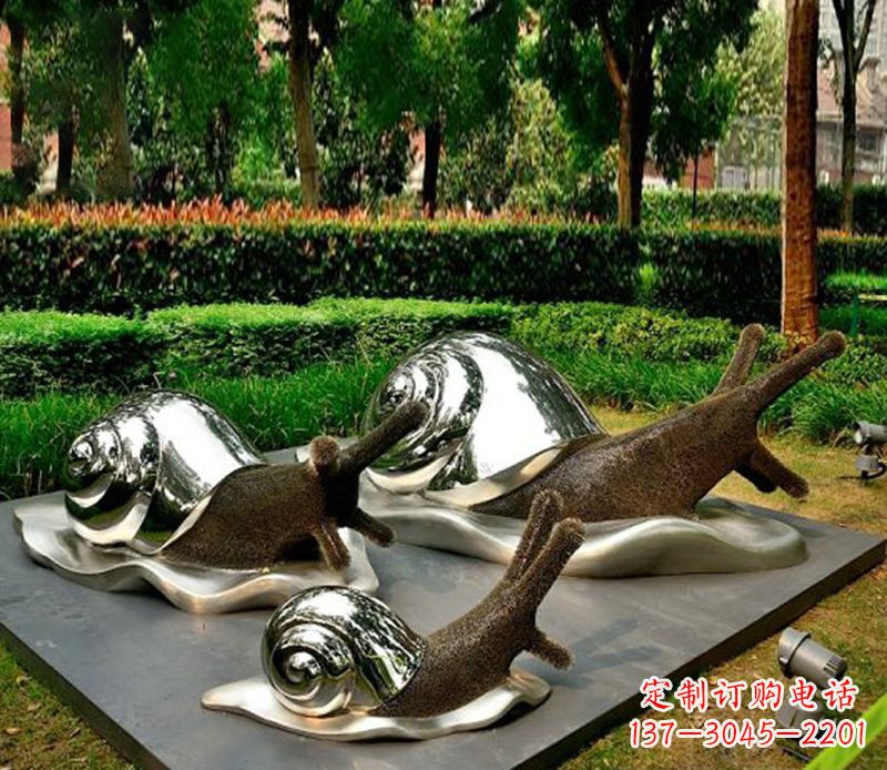 泰州蜗牛雕塑不锈钢