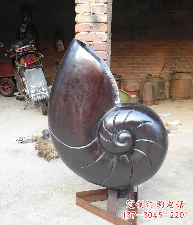 泰州蜗牛公园景观动物铜雕