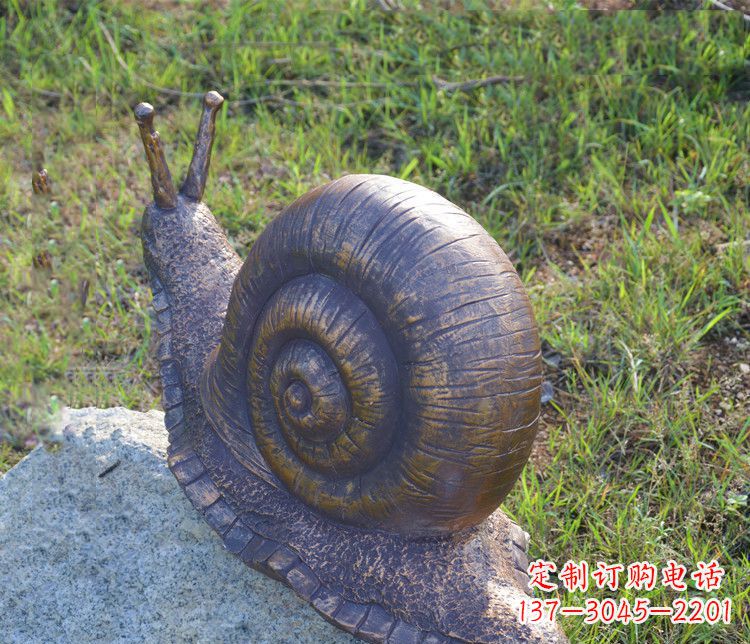 泰州蜗牛铜雕
