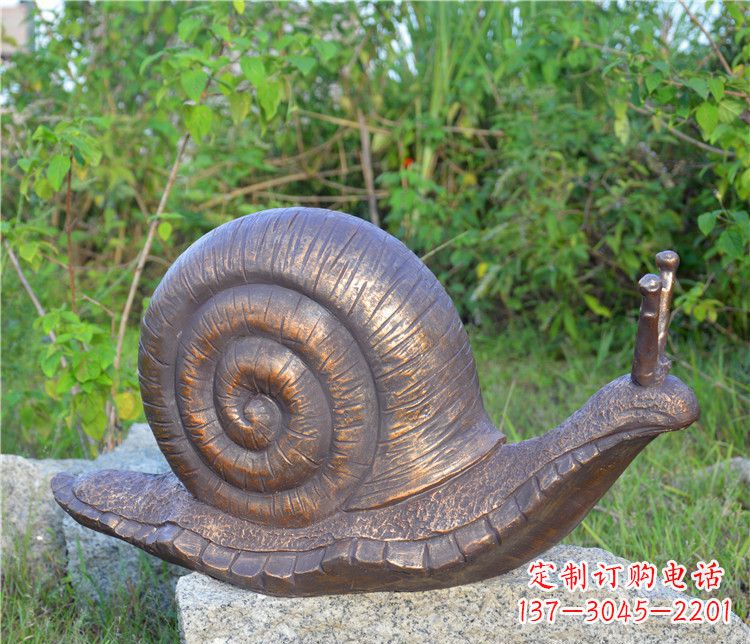 泰州蜗牛铜雕塑