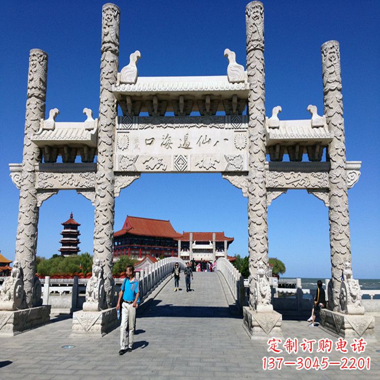 泰州无楼三门石牌坊