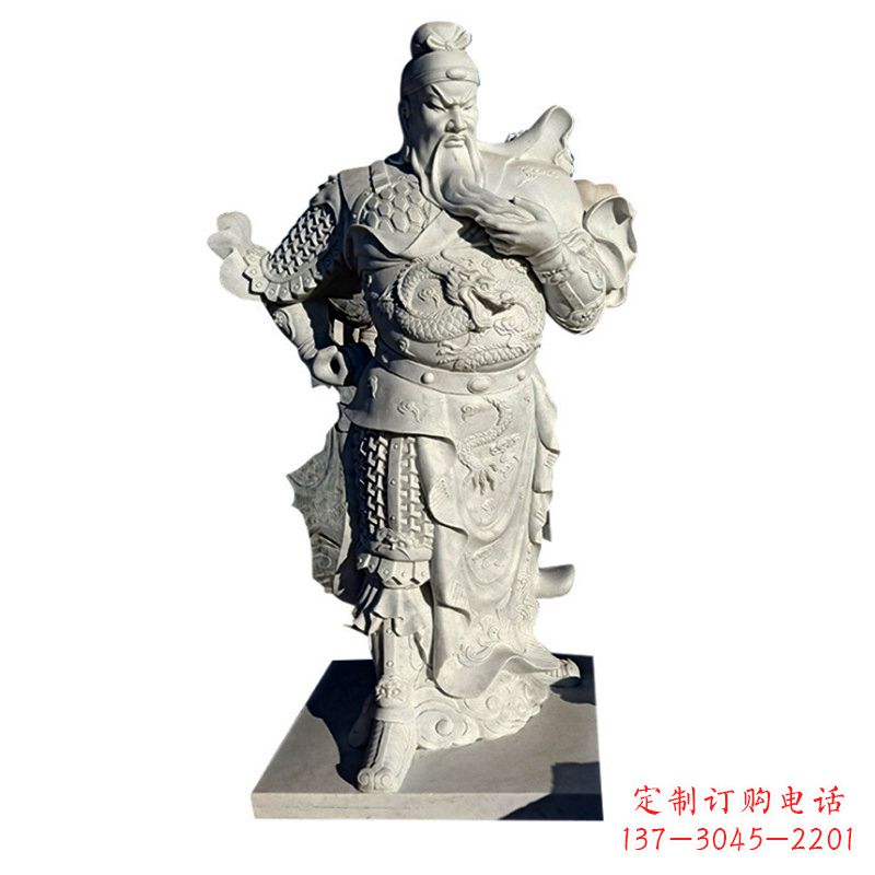 泰州武财神关羽石雕