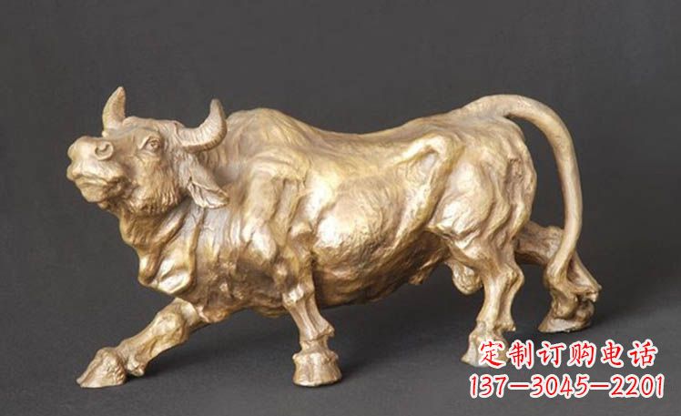 泰州西班牙斗牛-鎏金牛