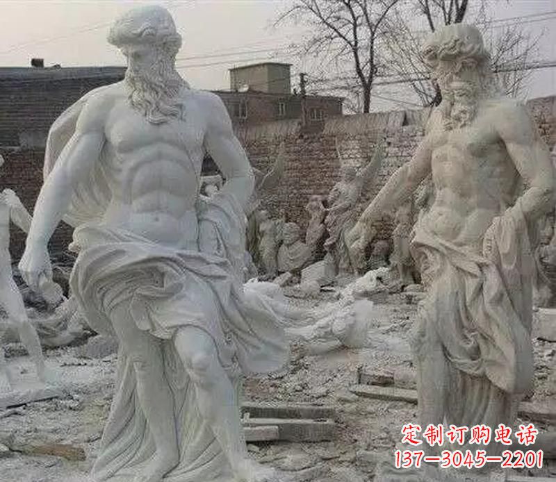 泰州西方阿基米德人物石雕