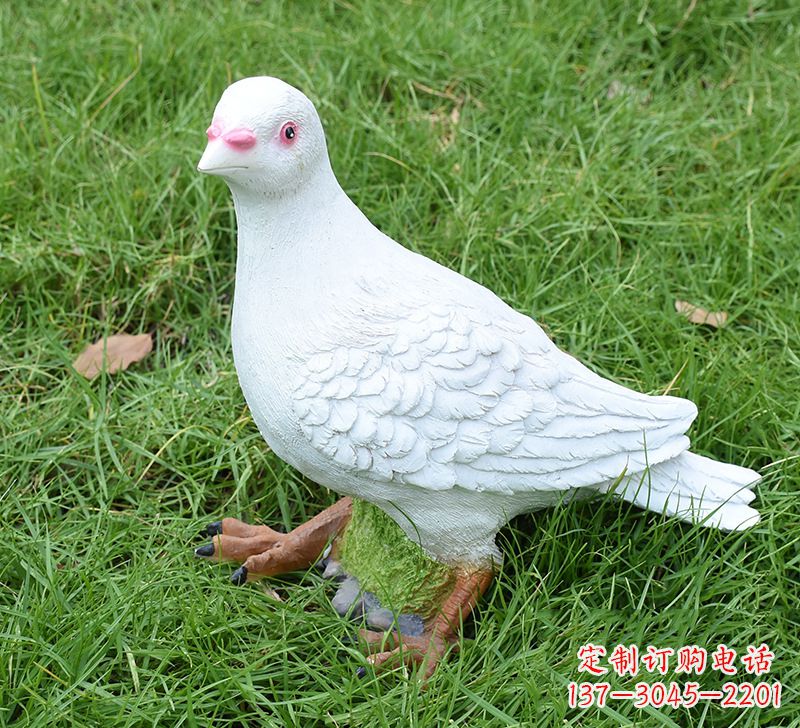 泰州西方的鸽子雕塑