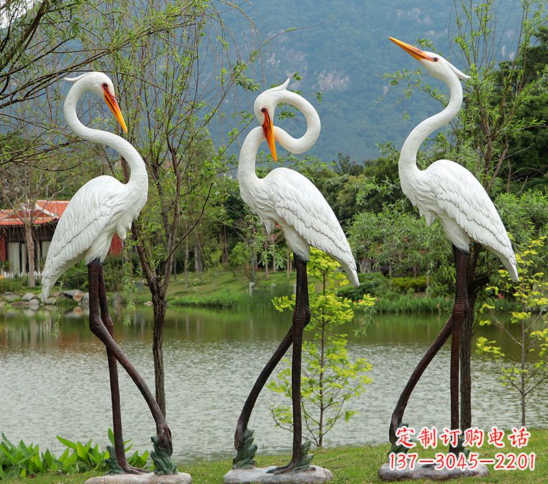 泰州仙鹤的雕塑