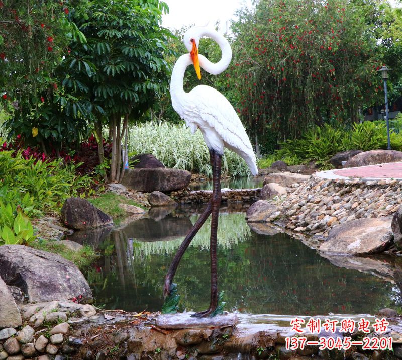 泰州仙鹤雕塑摆件