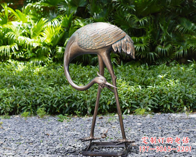 泰州仙鹤雕塑喷泉