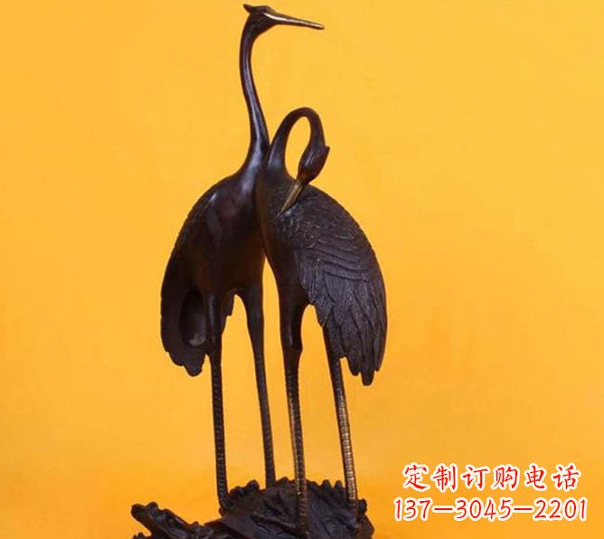 泰州仙鹤雕塑铜